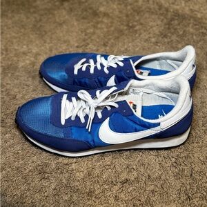 Nike Waffle Runner Royal Blue and White Running Shoes